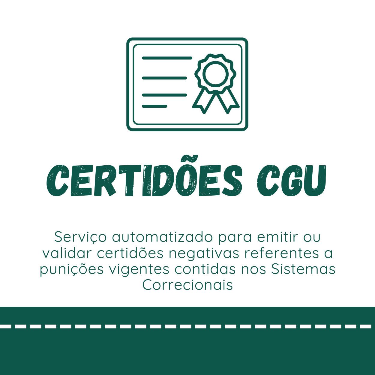 Sistema de Certidões da Controladoria-Geral da União