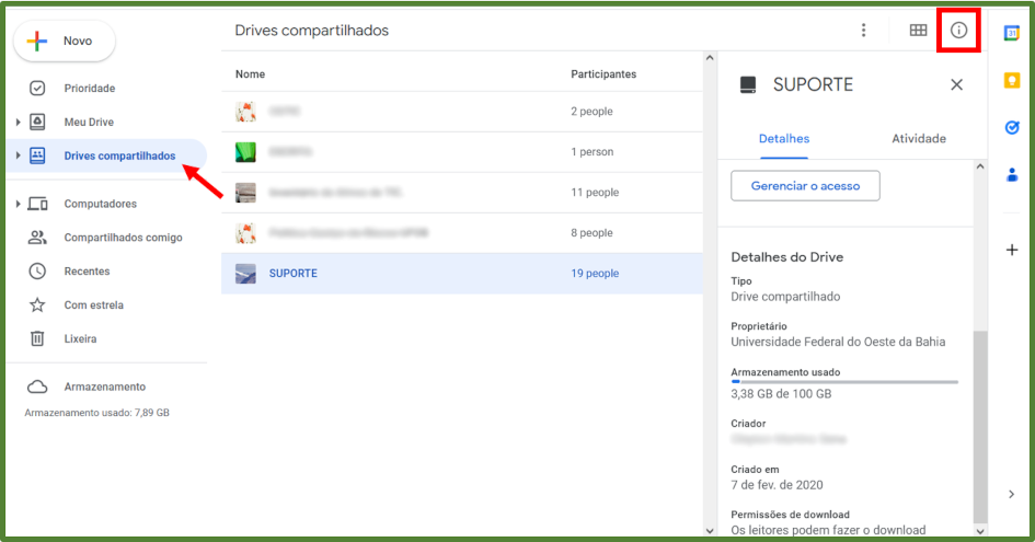 Como verificar sua cota de armazenamento no Google Drive?