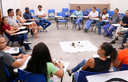 Imagem de pessoas reunidas durante edição 2024 do Projeto Escuta Itinerante no Centro Multidisciplinar de Barra
