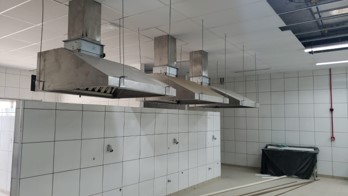 Sistema de Exaustão do Restaurante universitário,  CRES, Barreiras