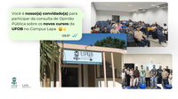 Consulta pública busca contribuições da comunidade para a expansão da oferta de cursos de graduação no Campus Lapa da UFOB.