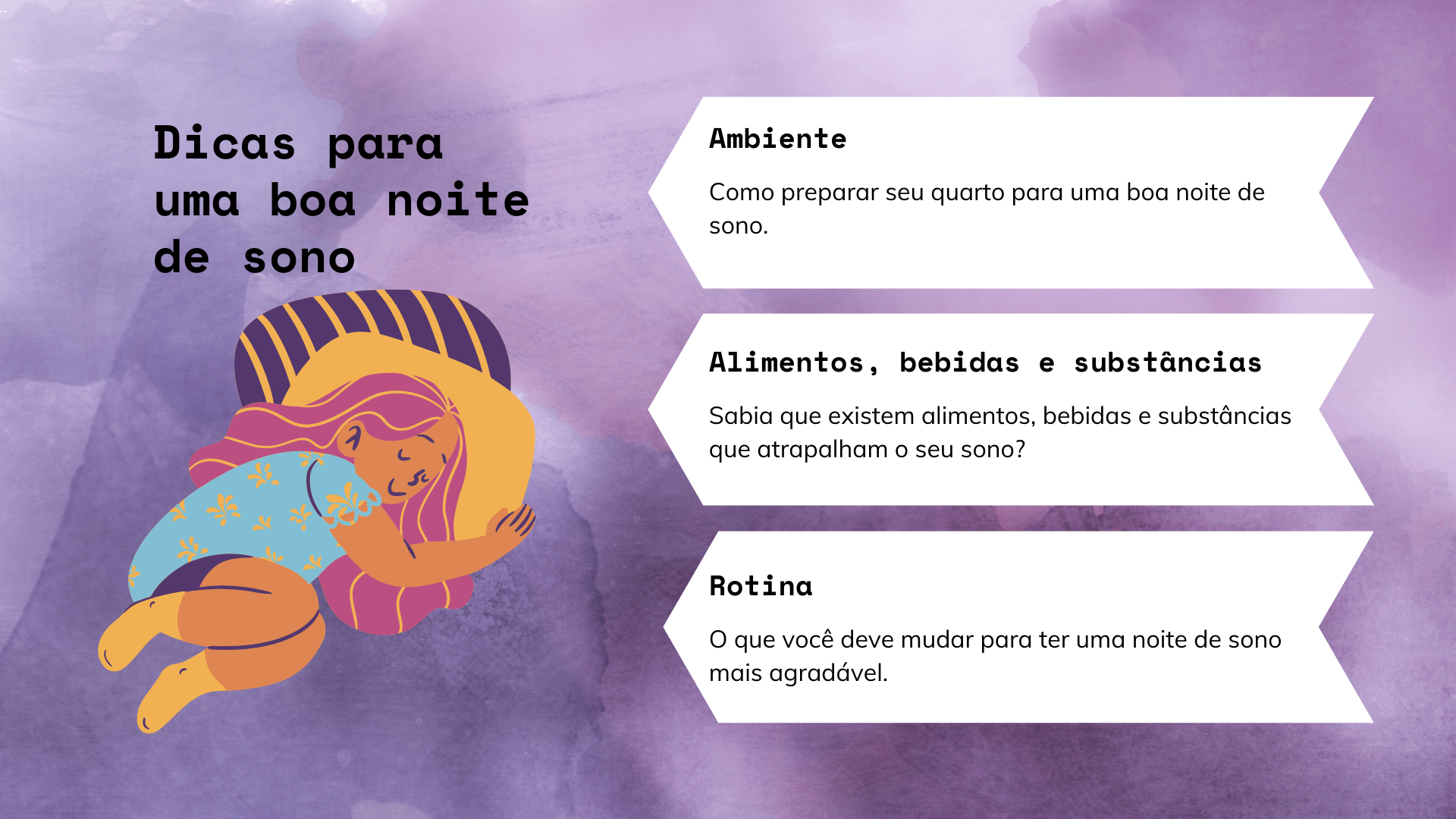 Dicas para uma boa noite de sono