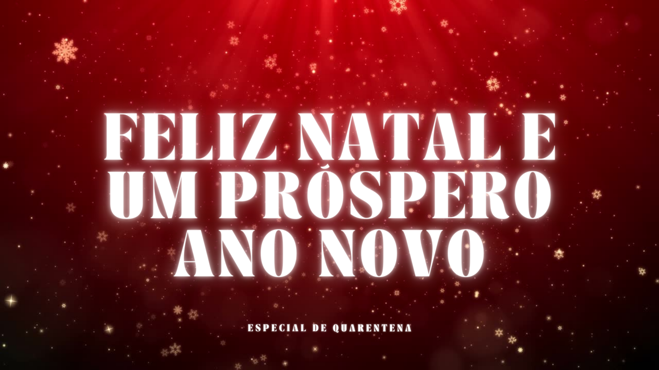 Feliz Natal e um Próspero Ano Novo!