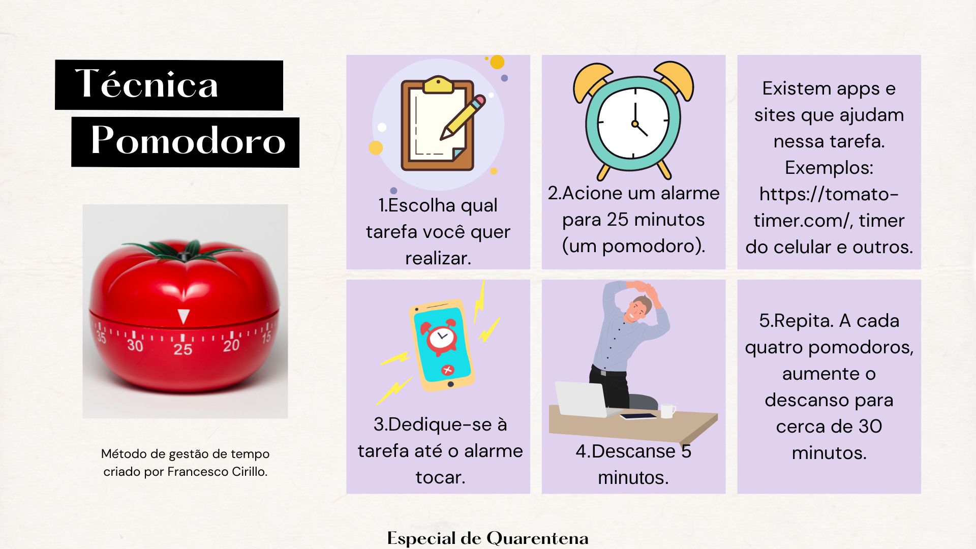 Estude com a técnica Pomodoro