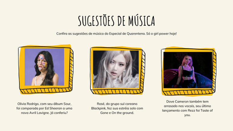 Sugestões de música
