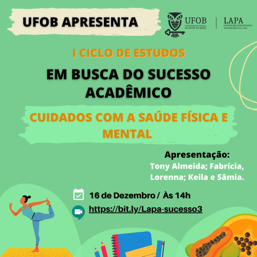 I Ciclo De Estudos Em Busca Do Sucesso Acad Mico Campus De Bom