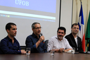 Imagem da mesa de abertura da II Semana de Engenharia Civil da UFOB
