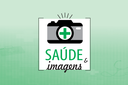 Arte em fundo verde com marca do Projeto de Extensão Saúde e Imagens