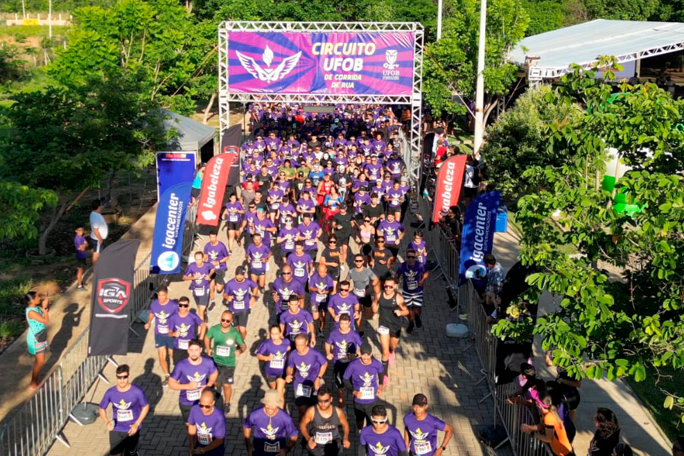 Largada terceira edição da Corrida da UFOB nessa quarta (20), em Barreiras