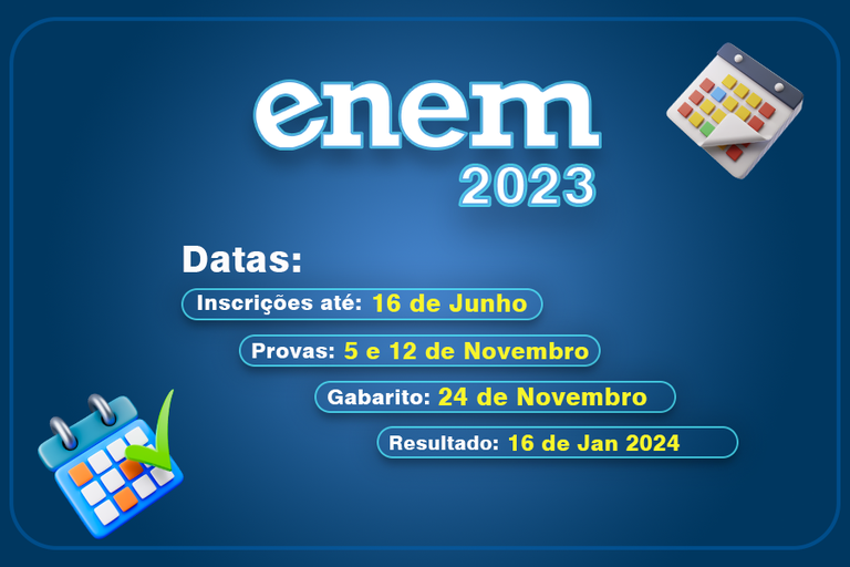 Inscrições para o Enem 2023 terminam nesta sexta, 16/6 - Virando Bixo