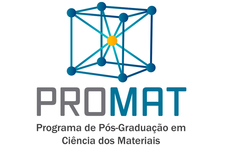 Imagem em fundo branco com a marca do Programa de Pós-Graduação em Ciência dos Materiais da UFOB 