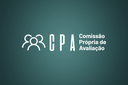 Arte em fundo verde com a marca da CPA (Comissão Própria de Avaliação)