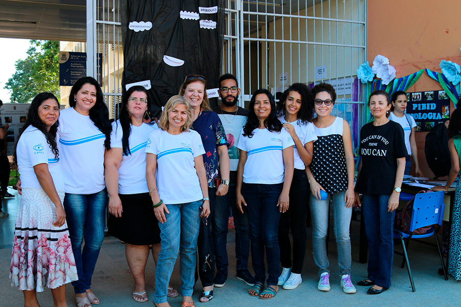 Imagem de estudantes bolsistas no IV Seminário do PIBID, realizado no Campus Reitor Edgard Santos,em Barreiras