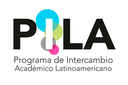 Arte em fundo branco com a marca do PILA ( Programa de Intercâmbio Acadêmico Latinoamericano)