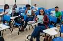 Imagem de estudantes do UPT/UFOB em sala de aula