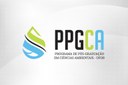 Arte em fundo branco com marca do Programa de Pós-Graduação em Ciências Ambientais