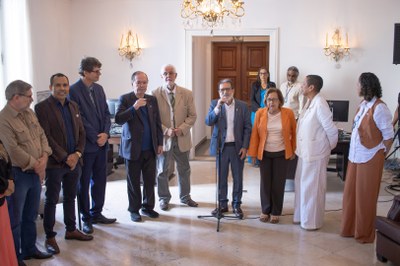 Dirigentes de instituições federais de ensino da Bahia se reúnem com bancada baiana do Congresso Nacional | Foto: Victor Mota (Ascom/UFBA)