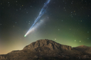 Imagem de cometa caindo | Crédito: Ignacio Fernández